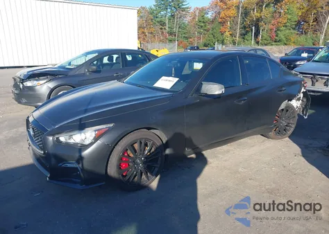 2018 Infiniti Q50 3.0T Red Sport 400 z USA, uszkodzony, nr VIN JN1FV7AR5JM700157